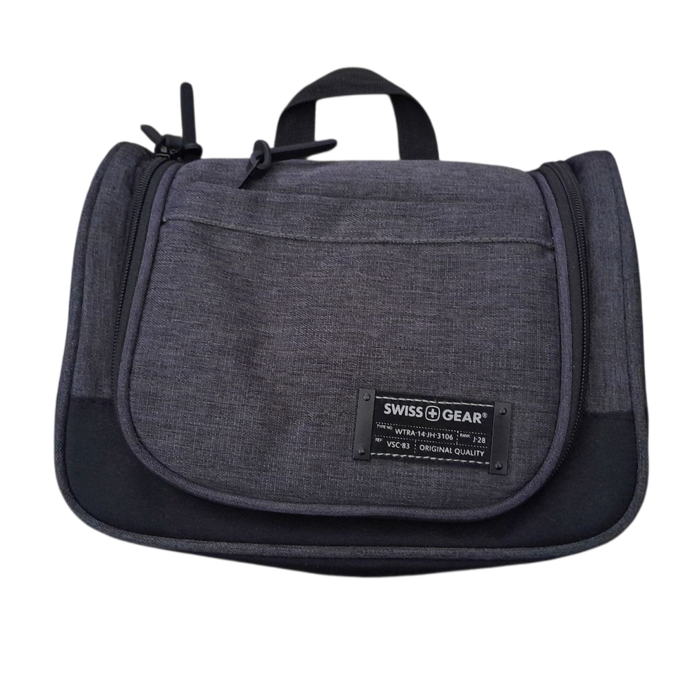 SwissGear Gray and Black Toiletry Bag